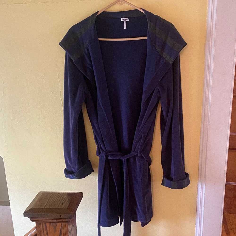 Splendid Navy Belted Robe